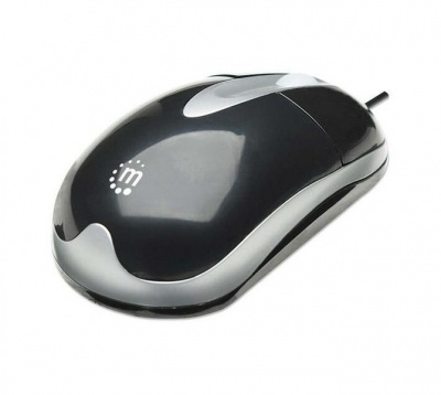 Photo of Manhattan MH3 Classic Optical Desktop Mouse USB Three Buttons with Scroll Wheel 1000 dpi