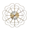 Europe simple creative home decoration peony clock B Photo
