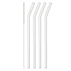 Leonardo Glass Straws with Bend Ciao 23cm with Cleaning Brush – Set of 4 Photo