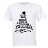 Merry Christmas Tree Design - Adults - T-Shirt Photo