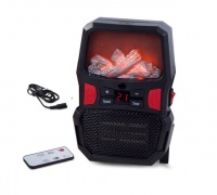 1000W Mini Electric Flame Portable Fireplace Heater