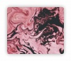 Printoria Pink and Black Paint Mixture Mouse Pad Photo