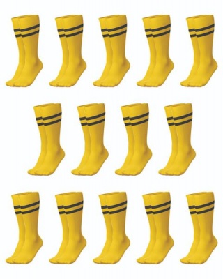 Photo of RONEX Soccer Socks - Set of 14 Pairs - Gold/Black