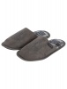 Tokyo Laundry - Mens Taylored Fleece Lined Mule Slippers with Checked Lining in Grey [Parallel Import] Photo