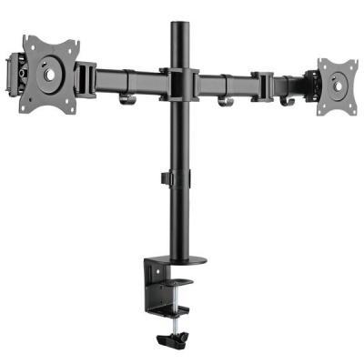 Photo of Space TV Adjustable Dual Monitor Desktop Mount for 13"-27" Monitors