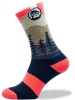 Grumpy Monkey Forest Brown Sock Photo
