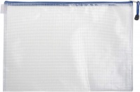 DELI Set of 5 Classic PVC A4 Zip Bag With Metal Zip 5654