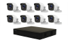 HiLook 8 Channel DVR with 8x 720p HD Bullet Cameras DIY Combo Kit Photo