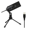 Fifine K669B Cardioid USB Condenser Microphone with Tripod - Black Photo