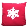 Christmas Snowflake Pillow/Scatter Cushion With Inner Photo