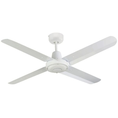 Photo of Zebbies Lighting - Luca - White Ceiling Fan with Wall Control