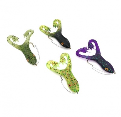 Photo of Bass Hunter Mister Twister Frogs Fishing Baits - 4 Sets