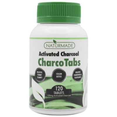 Naturemade Charcotabs 125mg 120s Activated Charcoal