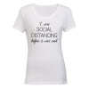 I Was Social Distancing - Ladies - T-Shirt Photo