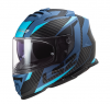 LS2 Helmets LS2 Storm Racer Matt Blue Helmet Photo