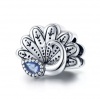 Lucid 925 Silver Charm - Peacock Pendant - For Charm Bracelet Photo