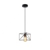 Dr Light Dr. Light Fashion Metal Pendant With Square Geometric Pattern - Single Photo