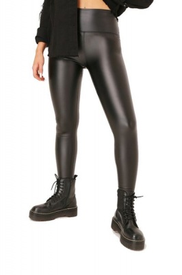 Photo of I Saw it First Ladies - Black Faux Leather High Waist Leggings