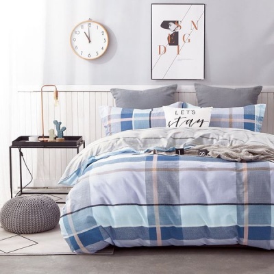 Photo of Linen Boutique - Duvet Cover 200 TC 4 pieces- Let's Stay Home Aliceblueseashell