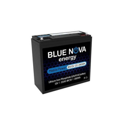 Blue Nova Energy Bluenova 13V 22Ah Lithium Iron Phosphate Battery