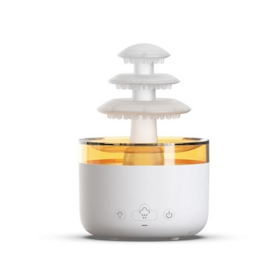 Ultrasonic 550ml Water Drop Rain Cloud Aroma Diffuser With Color Changer