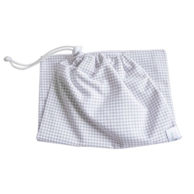 Photo of mother nature products Wet Nappy Bag Gingham Beige Check