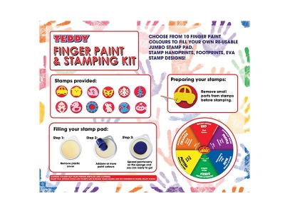 Photo of Teddy Finger Paint And Stamping Kit
