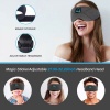 Soft Cotton Wireless Sleep Eye Mask with Bluetooth Headphone - Gray Photo