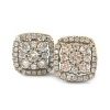 Silver Square Cubic Earing Photo