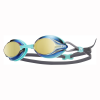 Tyr Velocity Metallized Racing Goggles - Gold/Mint Photo