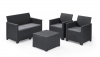 Allibert by Keter - Emma Lounge Set Graphite Photo