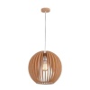ACDC Pendant Lighting – Scandinavian Range – Wood Sphere Shape Photo