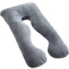 GreenLeaf Full Body Pregnancy Pillow U Shape Grey Photo