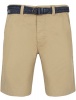 Tokyo Laundry - Mens Brad Cotton Chino Shorts with Woven Belt in Mirage Grey [Parallel Import] Photo