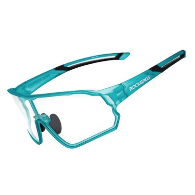 Photo of Rockbros Turquoise Photochromic Cycling/Sports Glasses