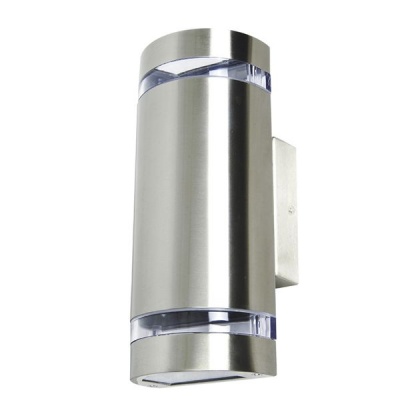 Photo of Zebbies Lighting - Cango - Stainless Steel Up and Down Outdoor Wall Light
