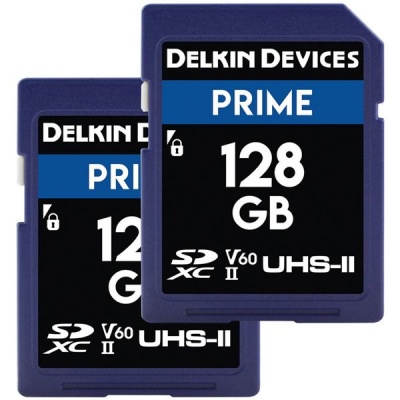 Delkin Devices Prime 128GB UHS 2 SDXC Memory Card 280MBs