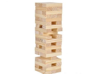 Photo of Jeronimo Wooden Tumbling Tower Stacking Game