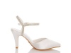 Quiz Ladies Bridal Wide Fit White Diamante Courts Photo