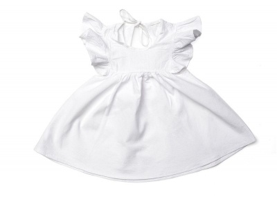 Photo of White Frill Sleeve Dress