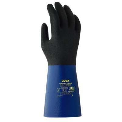Photo of uvex rubiflex S XG35B chemical protection gloves
