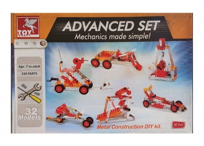 Photo of Toy Kraft Mechanics Made Simple - Metal Construction Model Toy Kit - Turboz