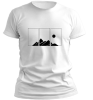PepperSt Men's White T-Shirt - Chain Mountains Photo
