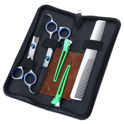 Photo of 6" 1 Professional Stainless Steel Cutting Thinning Barber Shears Kit