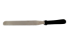 Spatula/Knife 25.5cm Straight Serrated Stainless Steel with Black Handle Photo