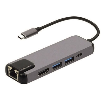 Photo of MR A TECH 5" 1 USB 3.1 Type C to HDTVI USB C Hub Multifuntion Rj45 Adapter