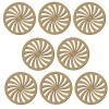 Studeo39 - Laser Cut MDF Coaster Set - Pin Wheel Photo