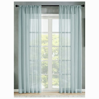 Photo of Matoc Designs Matoc Readymade Curtain 218cm Height -Mystic Voile -Rod Pocket -Off White