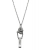 Stainless Steel Fist & Tag With Round Link Chain Photo