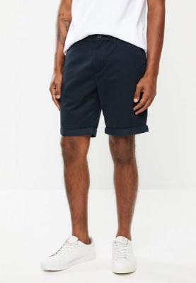 Photo of Men's New Look Epp chino shorts - navy